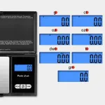 Hordozható gramm mérleg, zsebmérleg, ékszermérleg - 500g méréshatárral